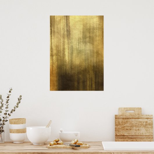 abstrakter Aquarellhintergrund auf Papier 3 Poster (Küche)