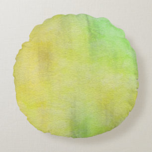 abstrakter Aquarellhintergrund auf Papier 8 Rundes Kissen