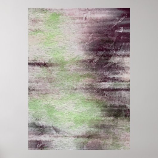 abstrakter Aquarellhintergrund auf Papier Poster (Vorne)
