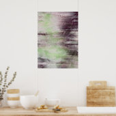 abstrakter Aquarellhintergrund auf Papier Poster (Küche)