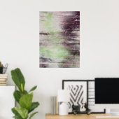 abstrakter Aquarellhintergrund auf Papier Poster (Heimbüro)