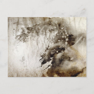 Abstrakter Aquarellhintergrund auf Schleifpapier Postkarte