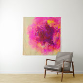 Abstrakter Aquarellhintergrund Farbige Textur.  Wandteppich (Beispiel (Horizontal))