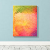 Abstrakter Aquarellhintergrund Leinwanddruck (Insitu (Holzboden))