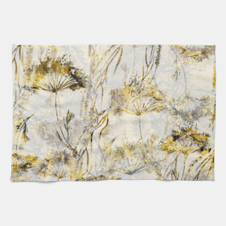 Abstrakter Aquarellhintergrund: Leuchter, Wacholde Geschirrtuch