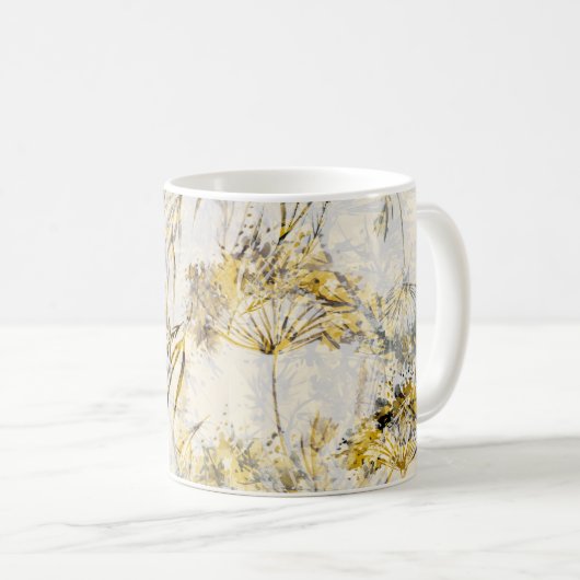 Abstrakter Aquarellhintergrund: Leuchter, Wacholde Kaffeetasse (VorderseiteRechts)