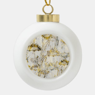 Abstrakter Aquarellhintergrund: Leuchter, Wacholde Keramik Kugel-Ornament