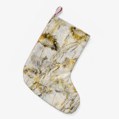 Abstrakter Aquarellhintergrund: Leuchter, Wacholde Kleiner Weihnachtsstrumpf (Vorderansicht (hängend))