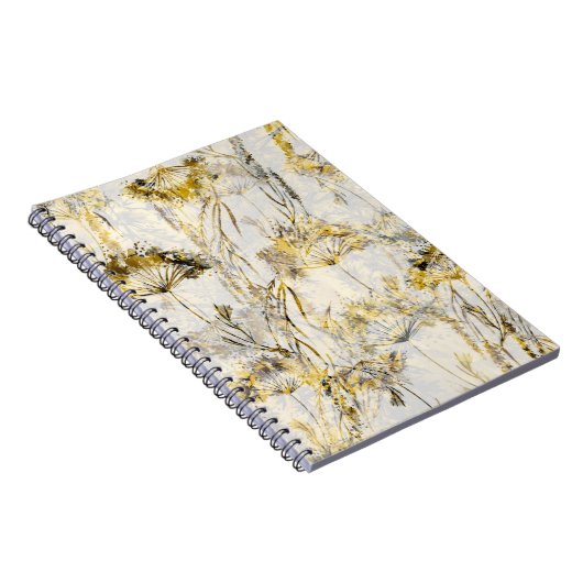 Abstrakter Aquarellhintergrund: Leuchter, Wacholde Notizblock (Rechte Seite)