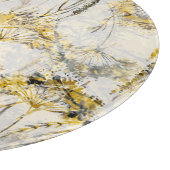 Abstrakter Aquarellhintergrund: Leuchter, Wacholde Schneidebrett (Ecke)