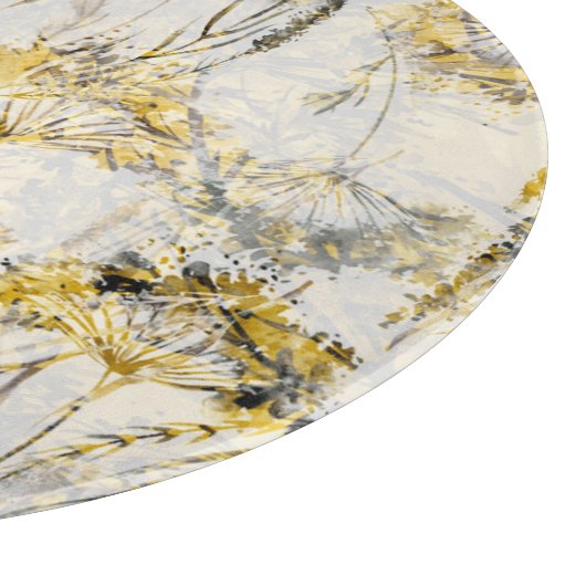 Abstrakter Aquarellhintergrund: Leuchter, Wacholde Schneidebrett (Ecke)