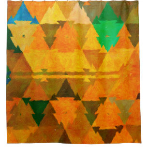 Abstrakter Aquarellhintergrund. Ölmalerei Duschvorhang