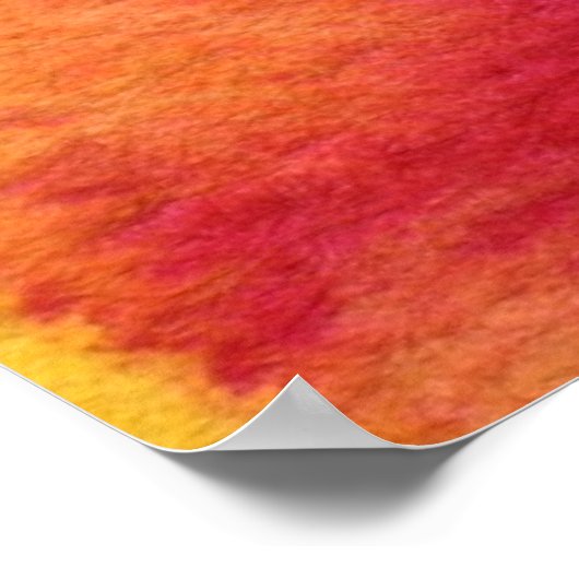 Abstrakter Aquarellhintergrund Poster (Ecke)