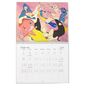 Abstrakter Aquarellkalender Kalender (Feb 2026)