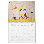 Abstrakter Aquarellkalender Kalender (Jan 2026)