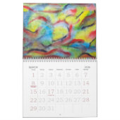 Abstrakter Aquarellkalender Kalender (Mär 2026)