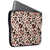Abstrakter Aquarellleopard. Muster Laptopschutzhülle (Vorne Rechts)