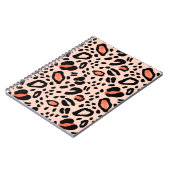 Abstrakter Aquarellleopard. Muster Notizblock (Linke Seite)