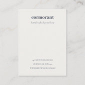 Abstrakter Arch Retro farbenfroher Logo-Ohrring Visitenkarte (Rückseite)