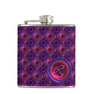 Abstrakter Art. 101 Wrapped Flask Flachmann