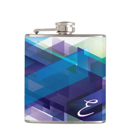 Abstrakter Art. 105 Wrapped Flask Flachmann (Vorderseite)