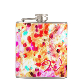 Abstrakter Art. 148 Wrapped Flask Flachmann