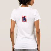 Abstrakter Art. 4 Juli Art to Wear T-Shirt (Rückseite)