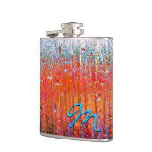 Abstrakter Art. 81 Wrapped Flask Flachmann (Links)
