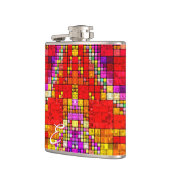 Abstrakter Art. 93A Wrapped Flask Flachmann (Links)