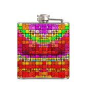 Abstrakter Art. 93A Wrapped Flask Flachmann (Rückseite)