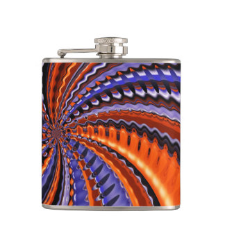 Abstrakter Art. 95 Wrapped Flask Flachmann
