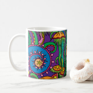 Abstrakter Art-Déco-Stil Kaffeetasse