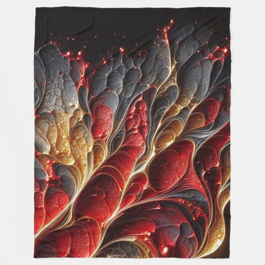 Abstrakter Artikel 15 - Fleecedecke (Vorderseite)