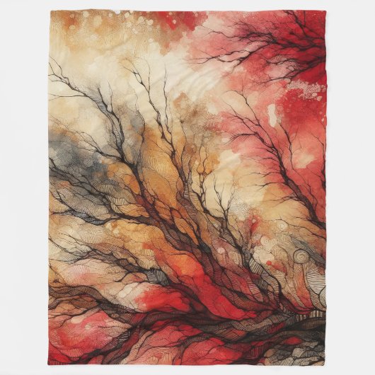 Abstrakter Artikel 1 - Fleecedecke (Vorderseite)