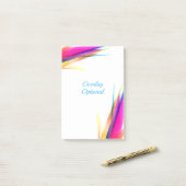 Abstrakter Artikel 7 Post-it Klebezettel (Auf Schreibtisch)