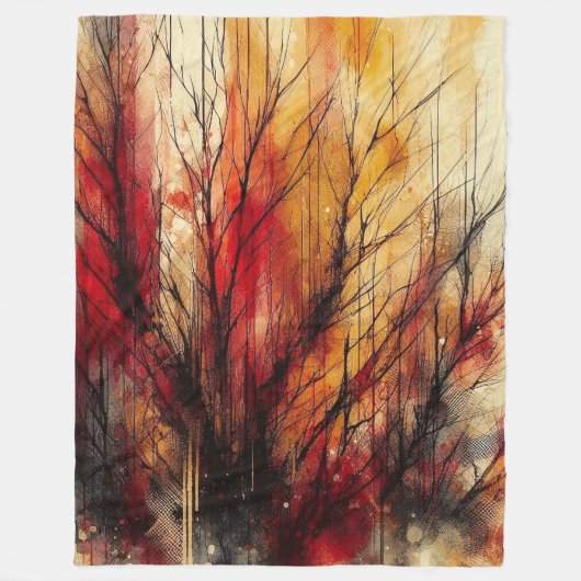 Abstrakter Artikel 9 - Fleecedecke (Vorderseite)