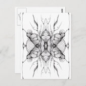 Abstrakter Artikel VIII Postkarte (Vorne/Hinten)