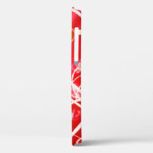 Abstrakter Atom-Hintergrund, chemisches Modell von Case-Mate iPhone Hülle (Rückseite / Links)