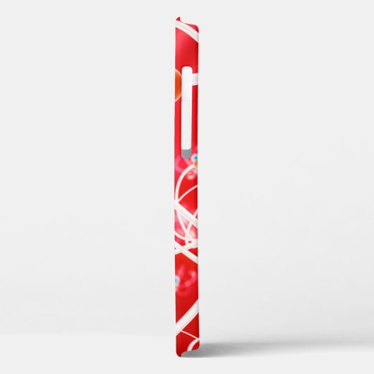 Abstrakter Atom-Hintergrund, chemisches Modell von Case-Mate iPhone Hülle (Rückseite / Links)