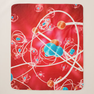 Abstrakter Atomhintergrund, Chemie-Modell eines Mo Sherpadecke
