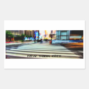 Abstrakter Aufkleber NYC Street
