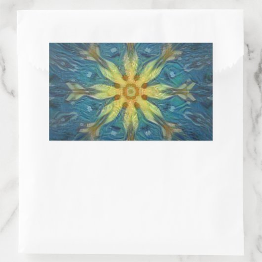 Abstrakter Aufkleber unter Wasser (Tasche)