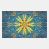 Abstrakter Aufkleber unter Wasser (Vorderseite)