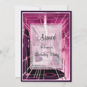 Abstrakter Aufzug Einladung