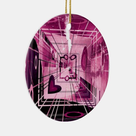 Abstrakter Aufzug Keramikornament (Rechts)