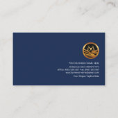 Abstrakter Augenwulst - Privatdetektiv Visitenkarte (Rückseite)