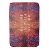 Abstrakter Ausbruch der mehrfarbigen großen Badema Badematte (Vorderseite Vertikal)