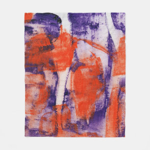 Abstrakter Ausdruck #12 durch Michael Moffa Fleecedecke