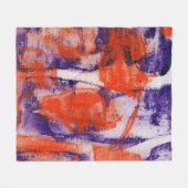 Abstrakter Ausdruck #12 durch Michael Moffa Fleecedecke (Vorderseite (Horizontal))