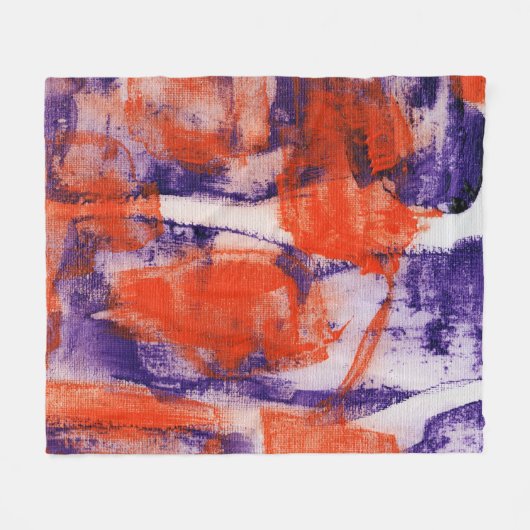 Abstrakter Ausdruck #12 durch Michael Moffa Fleecedecke (Vorderseite (Horizontal))